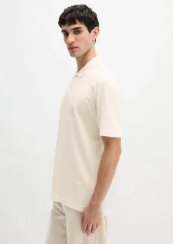 DfC Poloshirt regular im strukturierten Karo-Jacquard