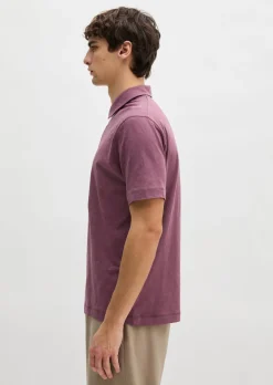 DfC Poloshirt Slub-Jersey regular aus weicher Bio-Baumwolle