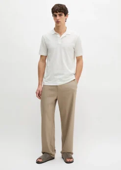 DfC Poloshirt Slub-Jersey regular aus weicher Bio-Baumwolle