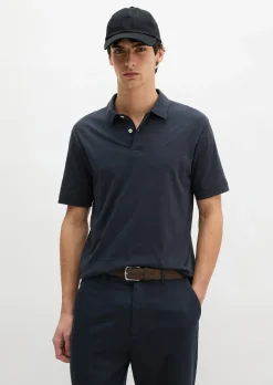 DfC Poloshirt Slub-Jersey regular aus weicher Bio-Baumwolle