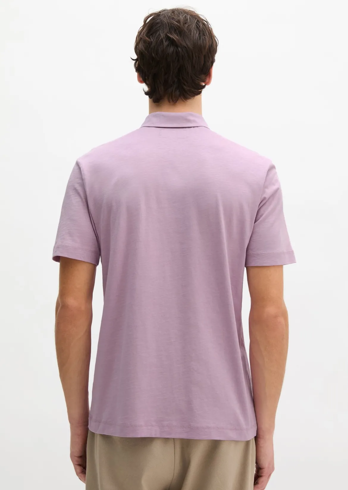 DfC Poloshirt Slub-Jersey regular aus weicher Bio-Baumwolle