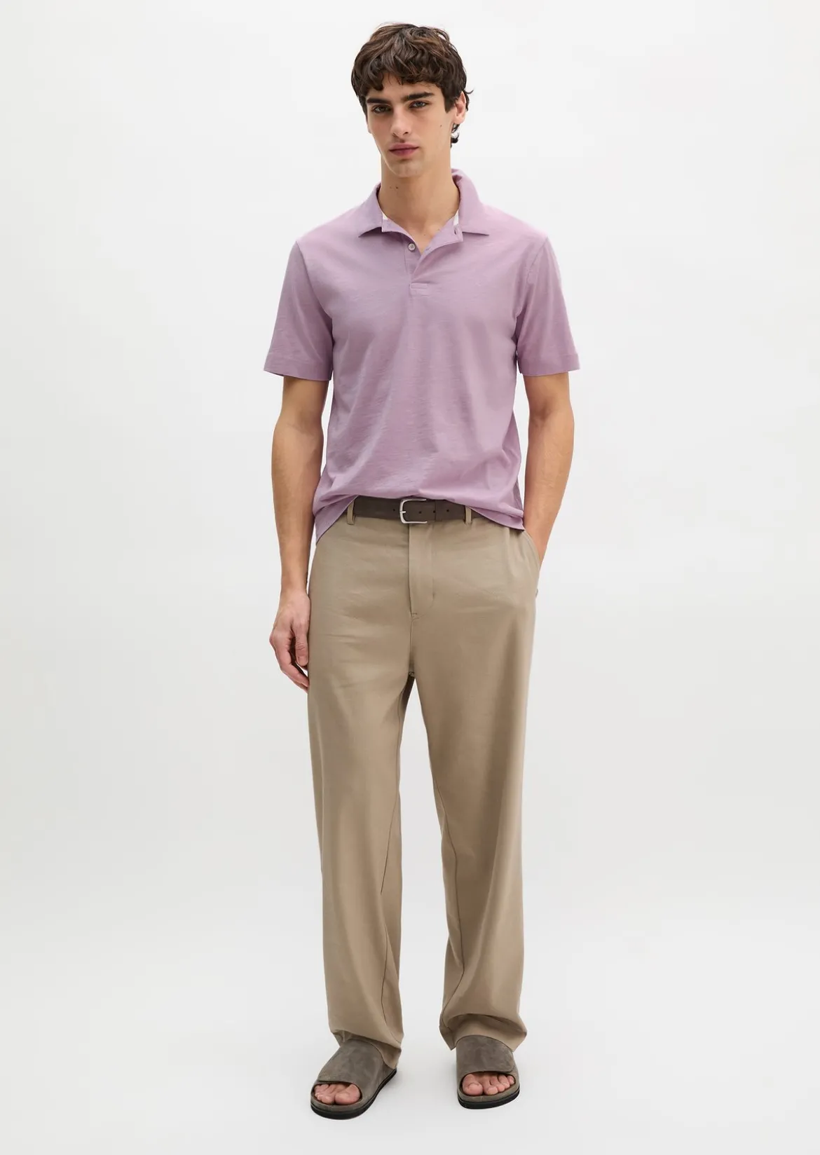 DfC Poloshirt Slub-Jersey regular aus weicher Bio-Baumwolle