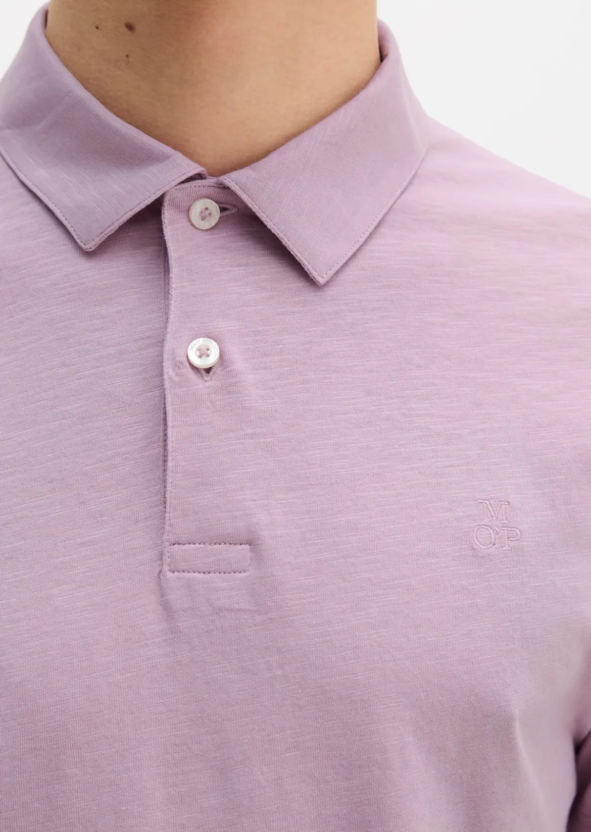 DfC Poloshirt Slub-Jersey regular aus weicher Bio-Baumwolle