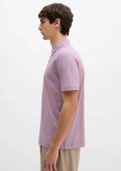DfC Poloshirt Slub-Jersey regular aus weicher Bio-Baumwolle