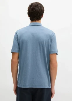 DfC Poloshirt Slub-Jersey regular aus weicher Bio-Baumwolle