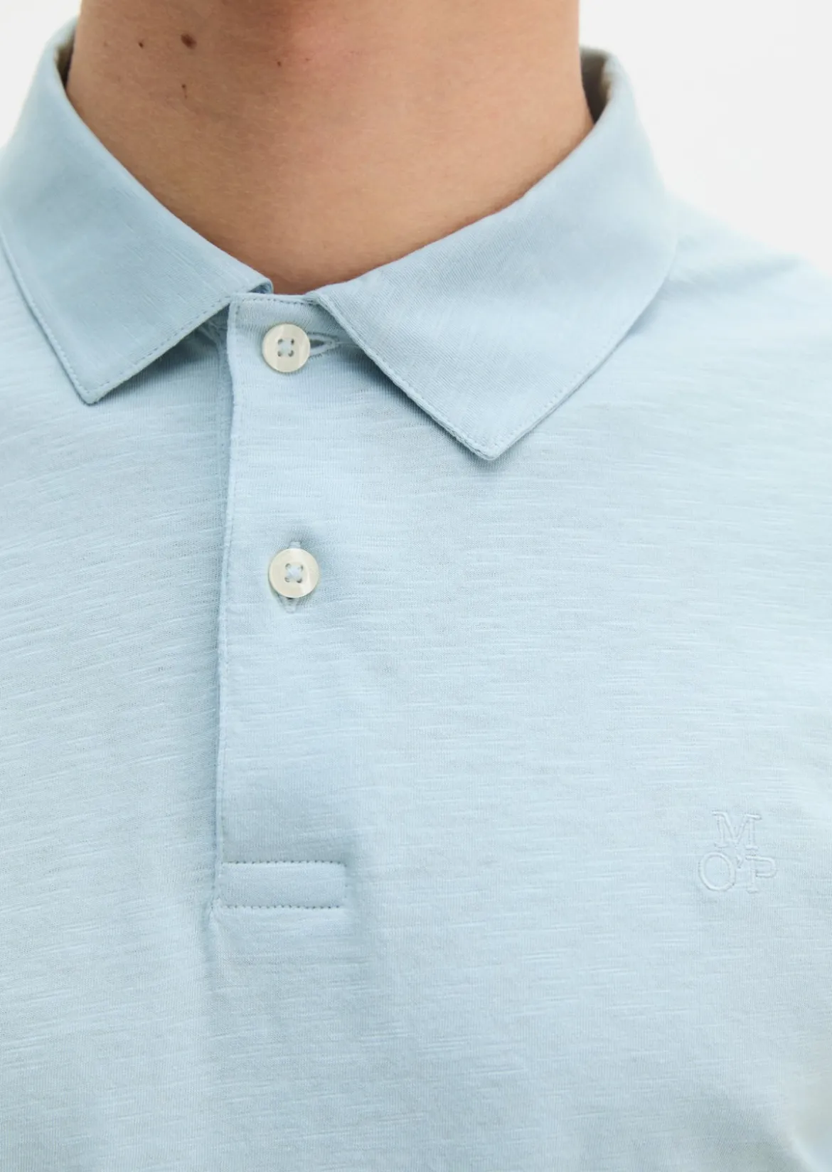 DfC Poloshirt Slub-Jersey regular aus weicher Bio-Baumwolle