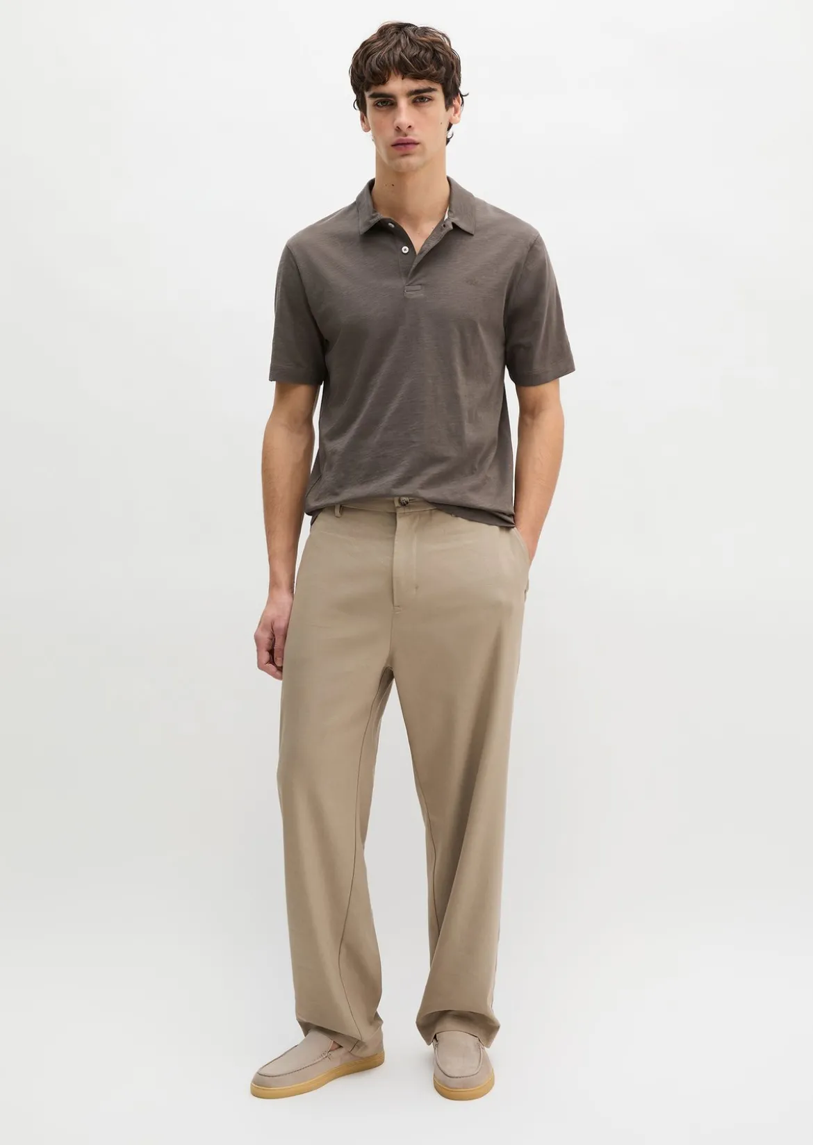 DfC Poloshirt Slub-Jersey regular aus weicher Bio-Baumwolle