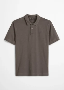 DfC Poloshirt Slub-Jersey regular aus weicher Bio-Baumwolle