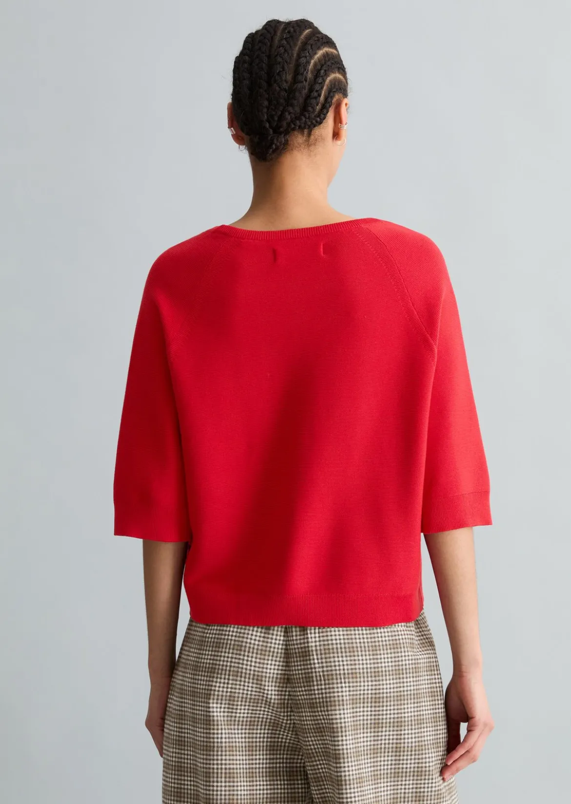DfC Pullover relaxed aus kompaktem Baumwollgarn