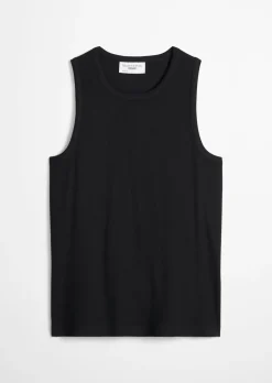 DfC Ripp-Tanktop slim aus Bio-Baumwoll-Mix