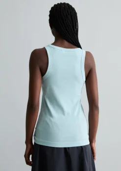 DfC Ripp-Tanktop slim aus Bio-Baumwoll-Stretchjersey