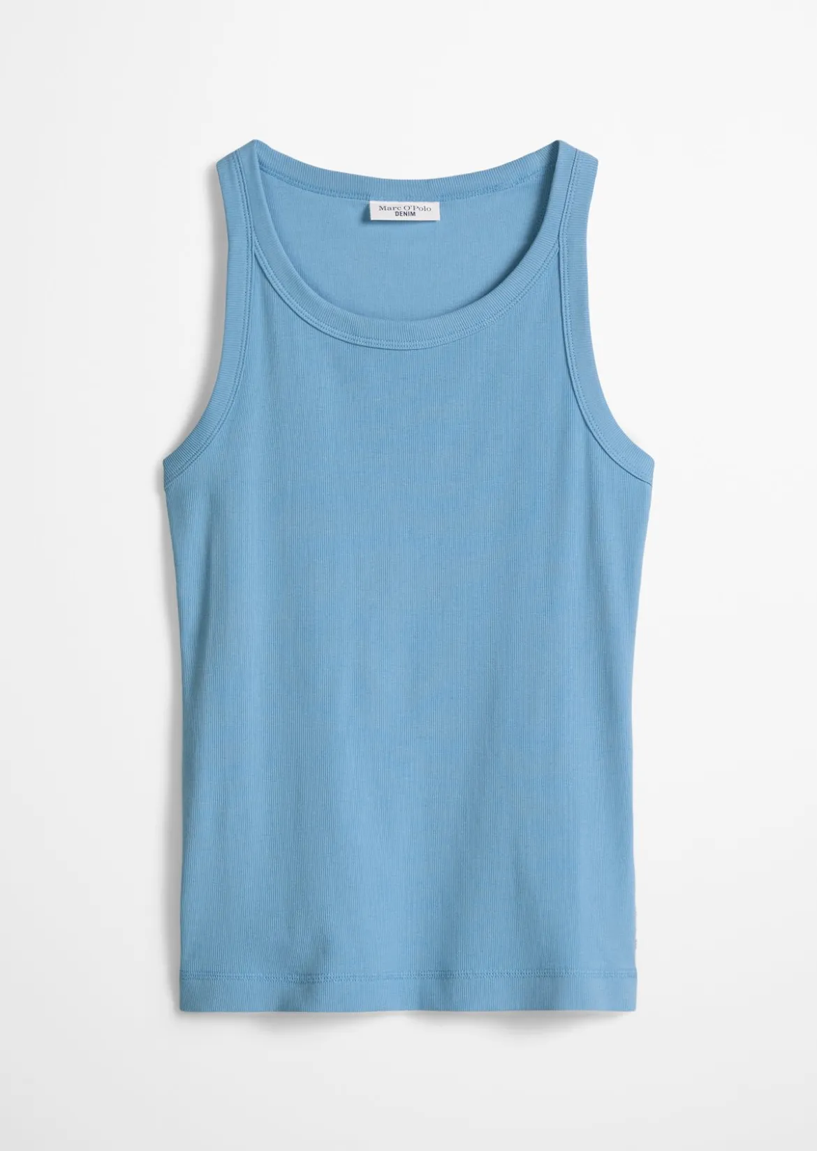 DfC Ripp-Tanktop slim aus Bio-Baumwoll-Stretchjersey