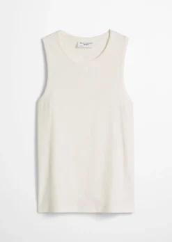 DfC Ripp-Tanktop slim aus Bio-Baumwoll-Mix