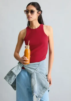 DfC Ripp-Top slim aus reinem Organic Cotton