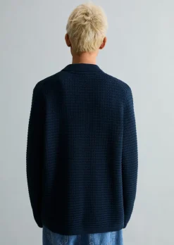 DfC Strickjacke loose mit markanter Struktur