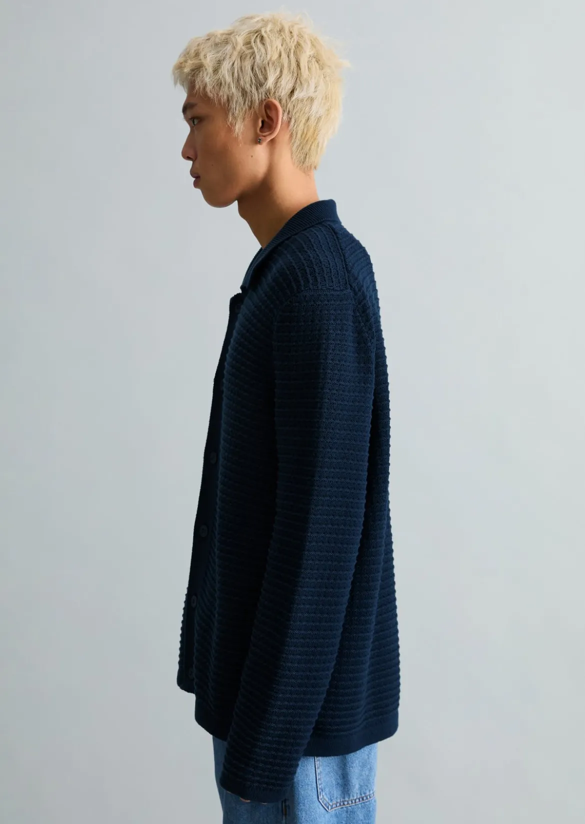 DfC Strickjacke loose mit markanter Struktur