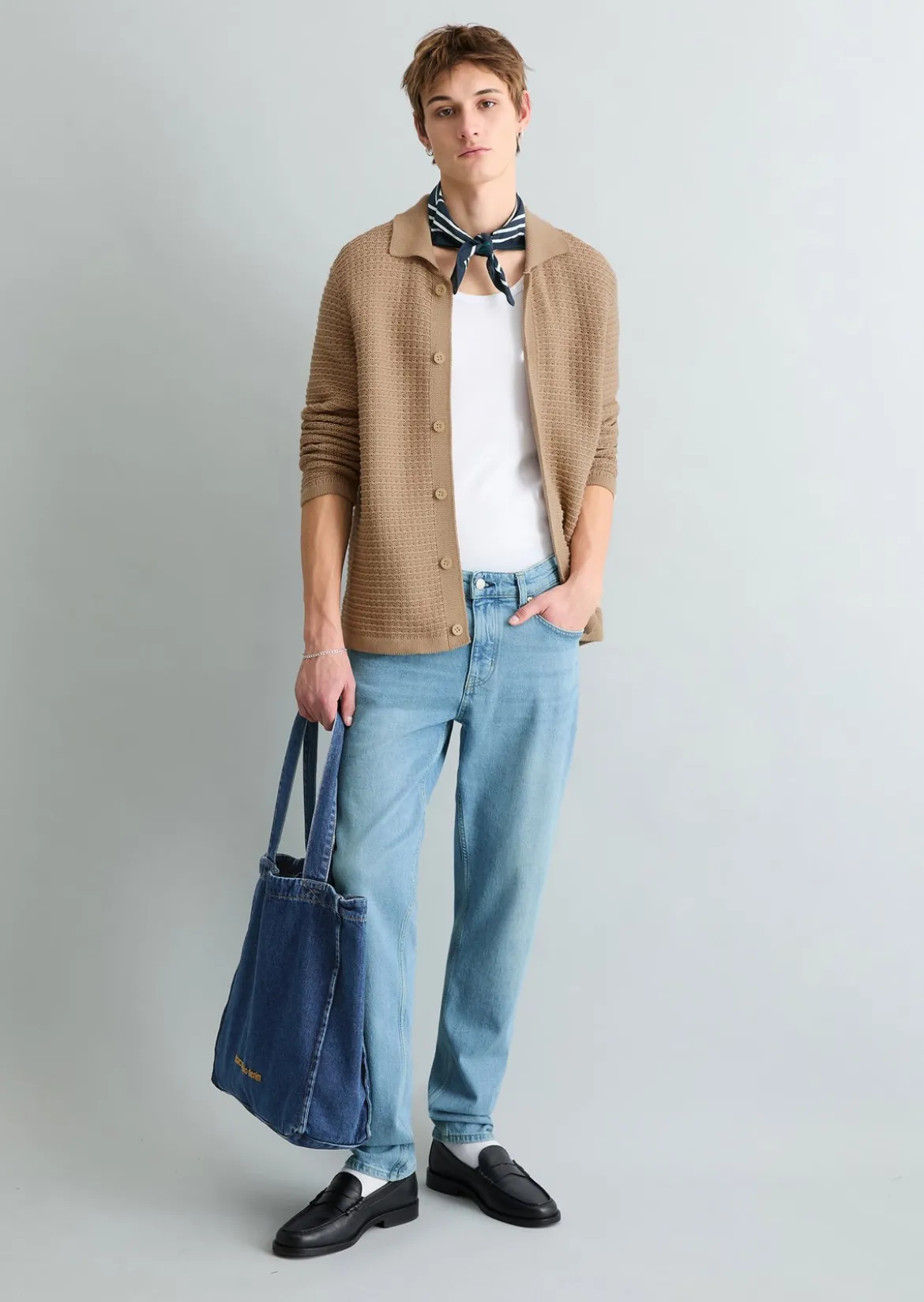 DfC Strickjacke loose mit markanter Struktur