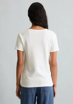 DfC T-Shirt mit Struktur relaxed aus reiner Bio-Baumwolle