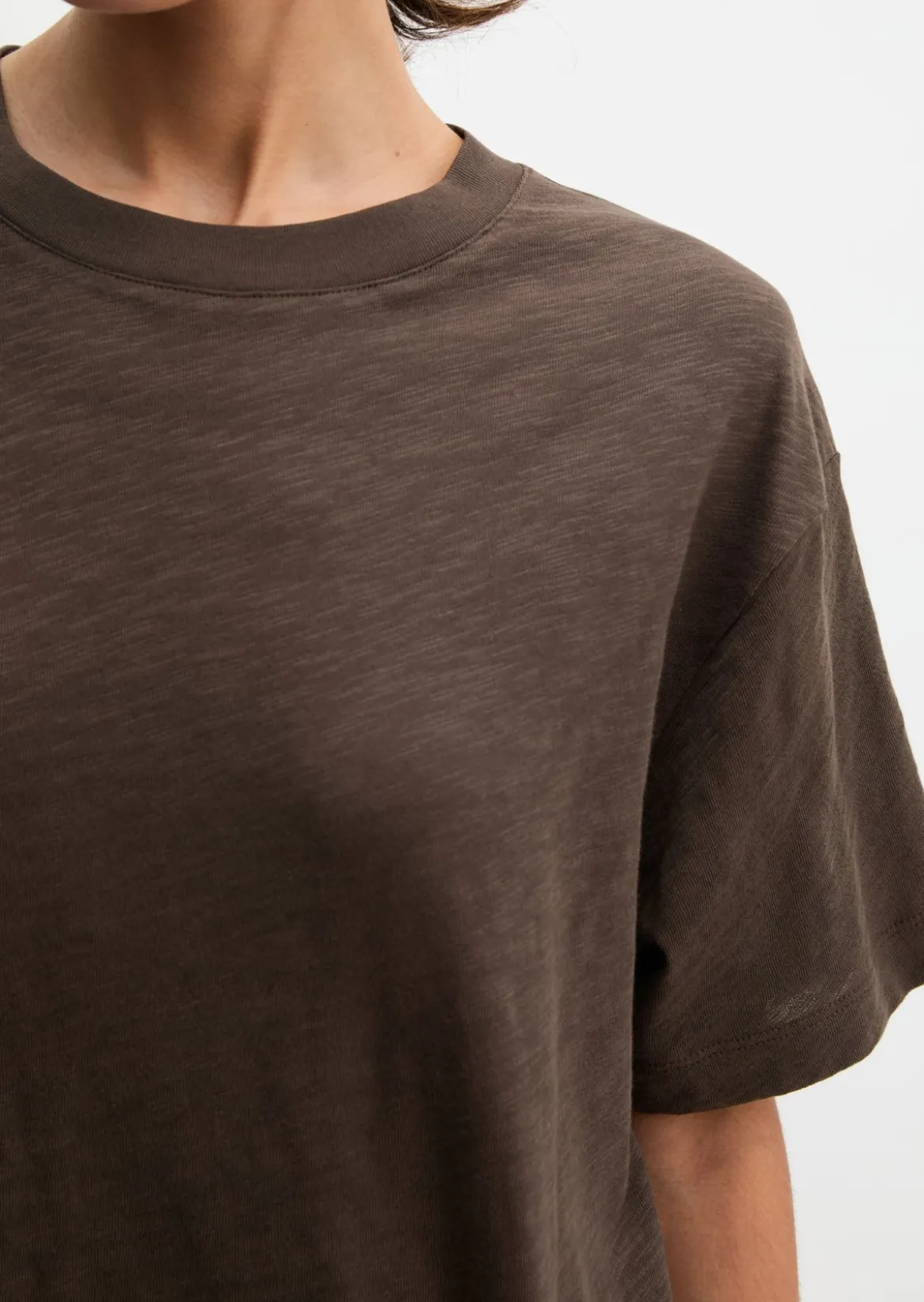 DfC T-Shirt regular aus Slub-Jersey