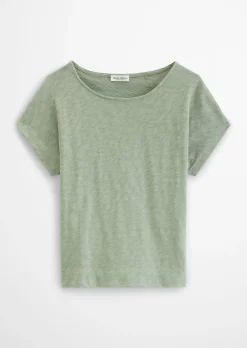 DfC T-Shirt regular aus weichem Baumwoll-Slub-Jersey