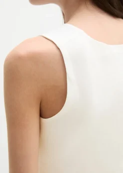 DfC V-Neck-Top slim aus weichem Stretch-Jersey