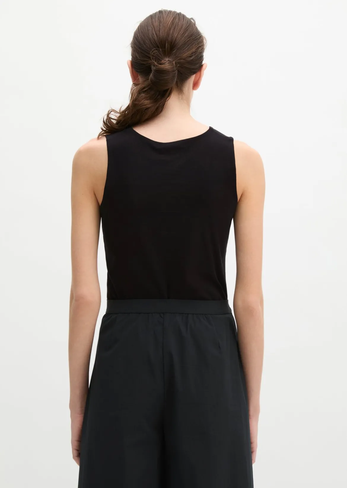 DfC V-Neck-Top slim aus weichem Stretch-Jersey