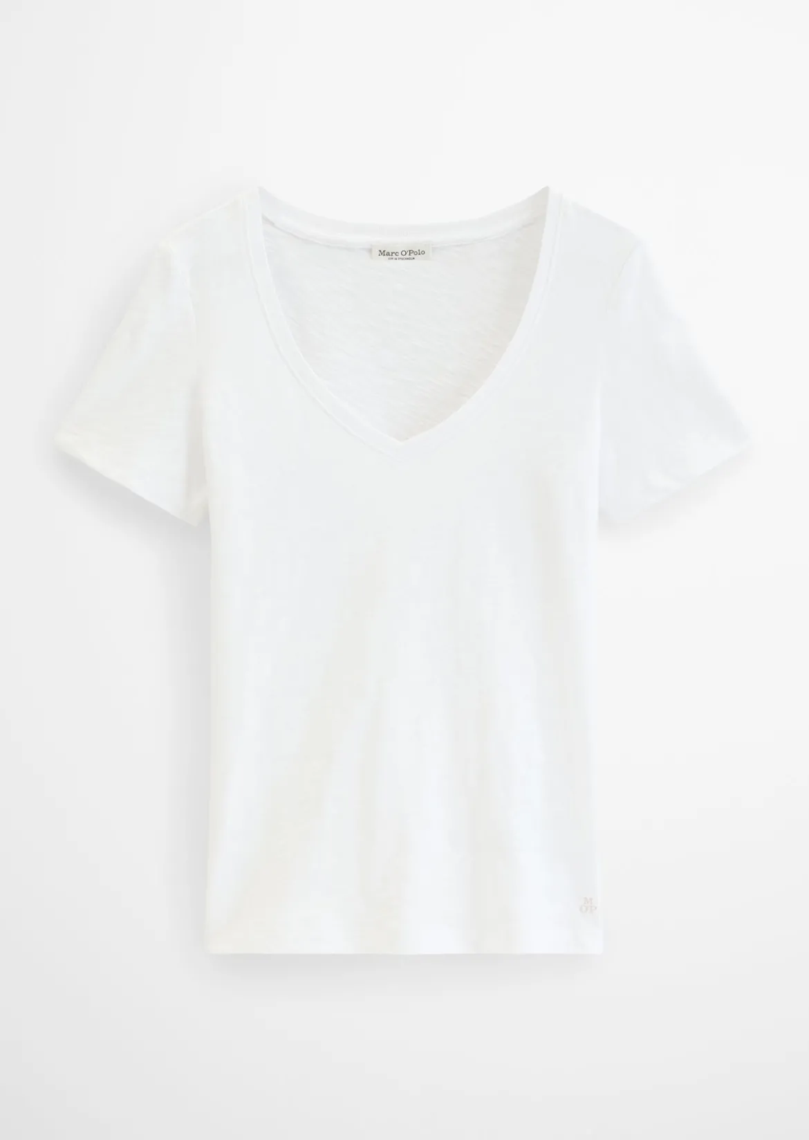 DfC V-Neck-T-Shirt regular aus Slub-Jersey