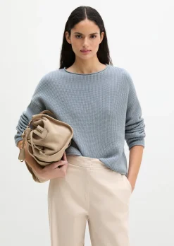 DfC-Strickpullover oversize aus Heavy-Weight-Organic-Cotton
