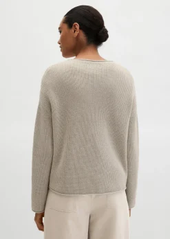 DfC-Strickpullover oversize aus Heavy-Weight-Organic-Cotton