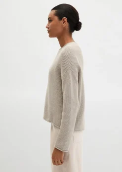 DfC-Strickpullover oversize aus Heavy-Weight-Organic-Cotton