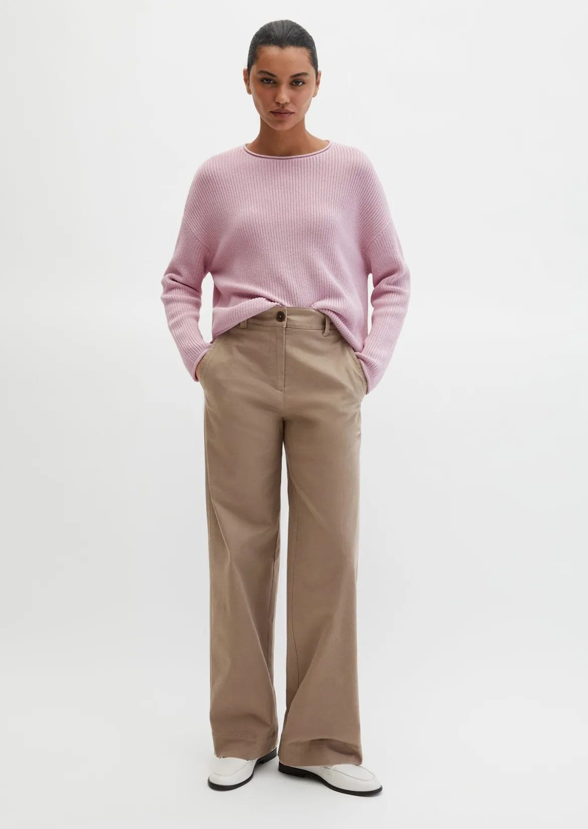 DfC-Strickpullover oversize aus Heavy-Weight-Organic-Cotton