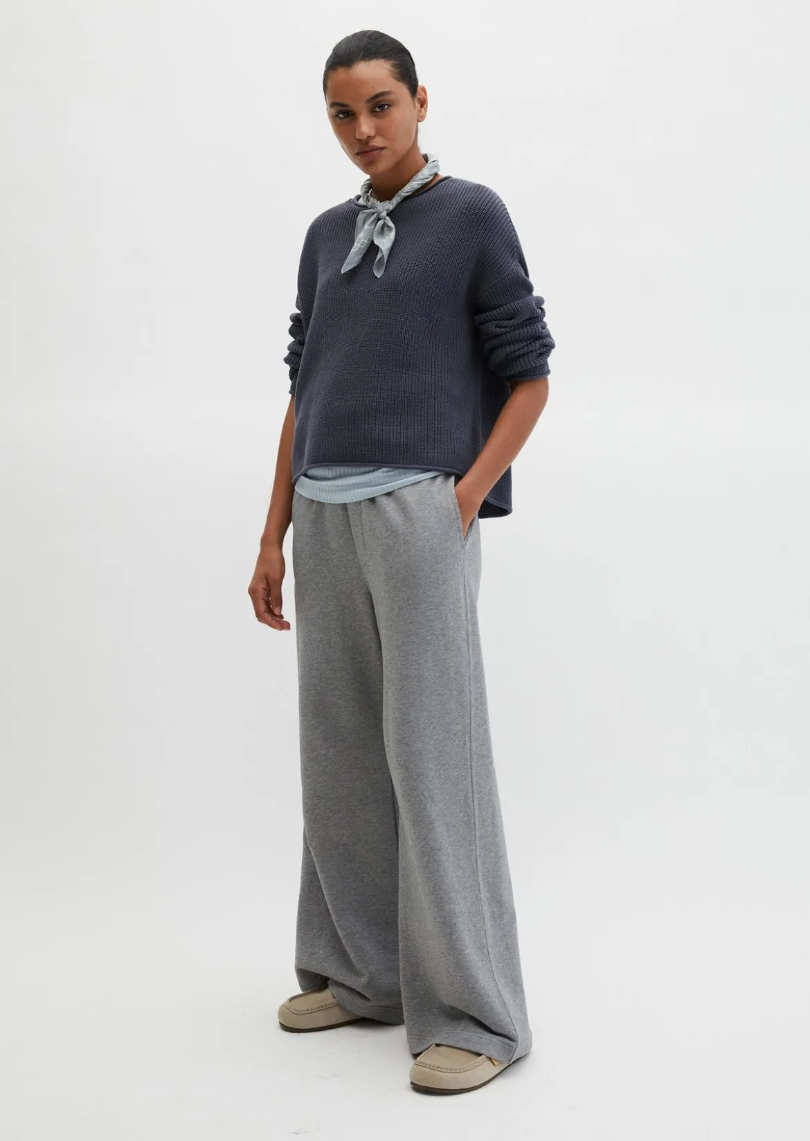 DfC-Strickpullover oversize aus Heavy-Weight-Organic-Cotton