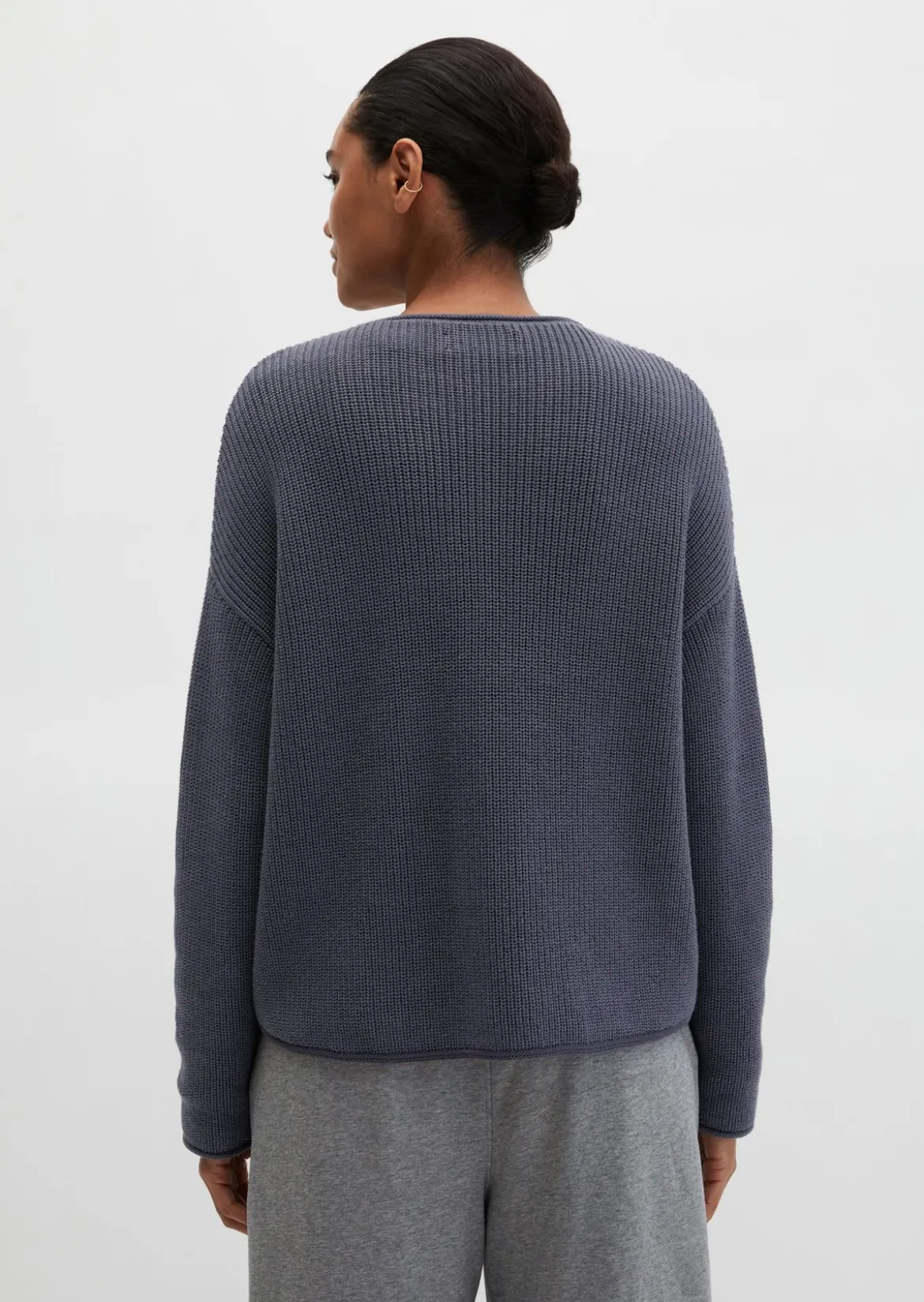 DfC-Strickpullover oversize aus Heavy-Weight-Organic-Cotton