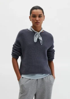 DfC-Strickpullover oversize aus Heavy-Weight-Organic-Cotton