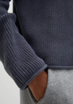 DfC-Strickpullover oversize aus Heavy-Weight-Organic-Cotton