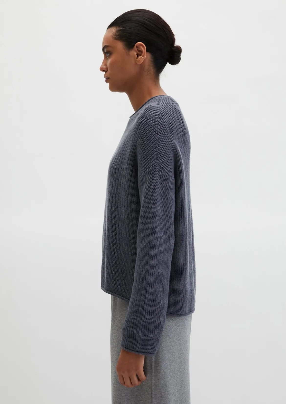 DfC-Strickpullover oversize aus Heavy-Weight-Organic-Cotton