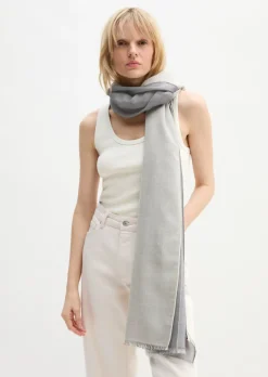 Double-Layer-Schal aus Modal-Baumwolle-Mix