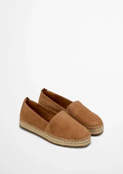 Espadrille-Sandale Model Gem aus edlem Velours-Ziegenleder