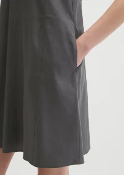 Etuikleid regular aus Viskose-Leinen-Stretch