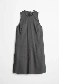 Etuikleid regular aus Viskose-Leinen-Stretch