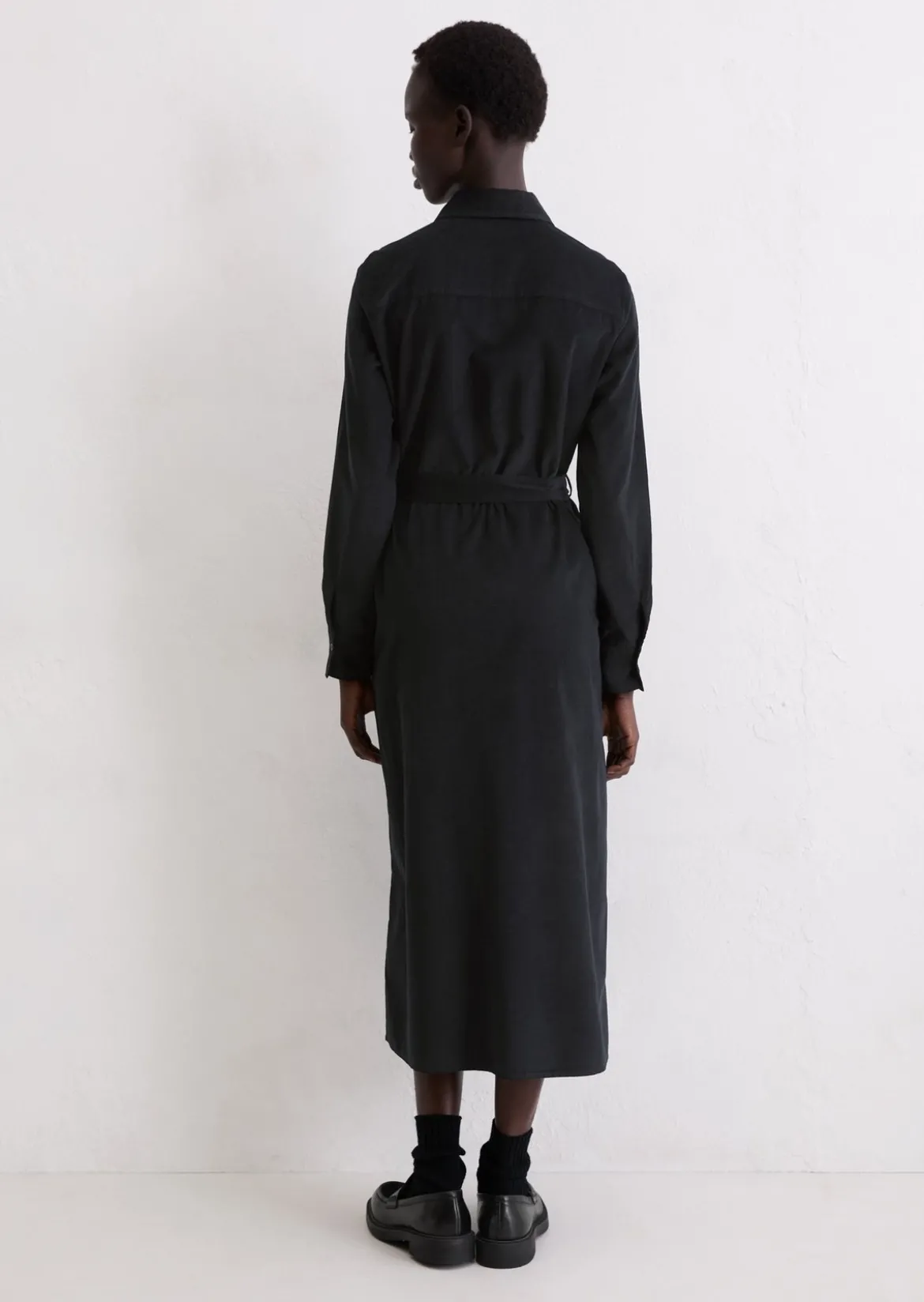 Feincord-Kleid regular aus softem Organic Cotton-Lyocell-Mix