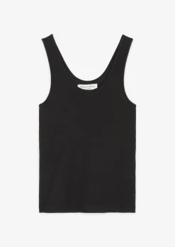 Feinripp-Tanktop slim aus reiner Bio-Baumwolle