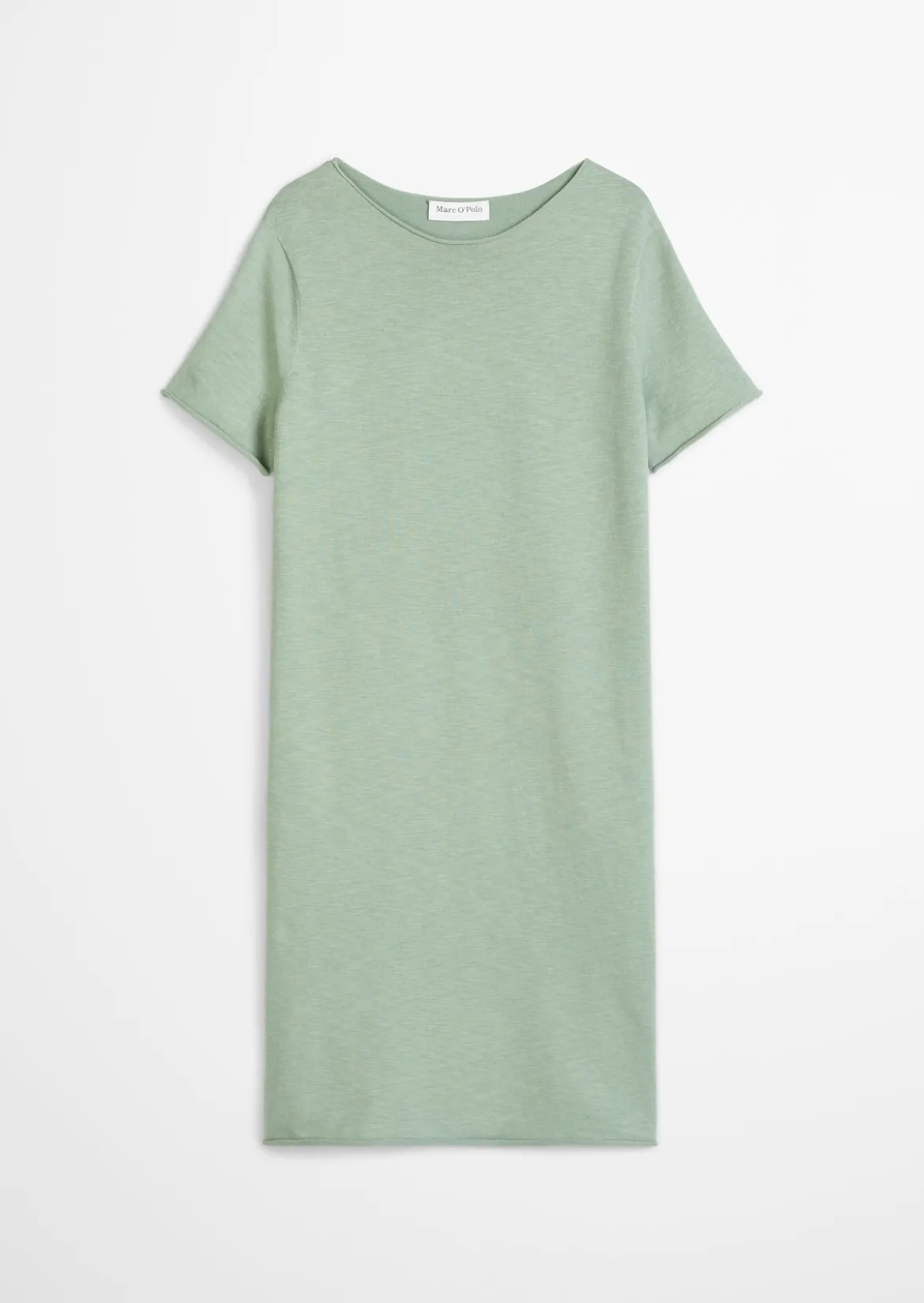 Feinstrick-Kleid loose aus Organic Cotton-Leinen-Mix