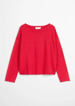 Feinstrickpullover loose aus reiner Bio-Baumwolle