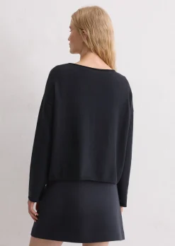 Feinstrickpullover loose aus reiner Bio-Baumwolle