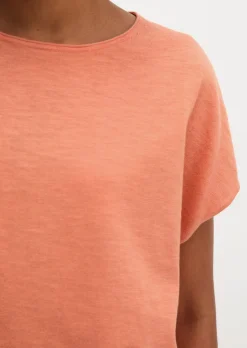 Feinstrick-Pullover loose mit überschnittener Schulter