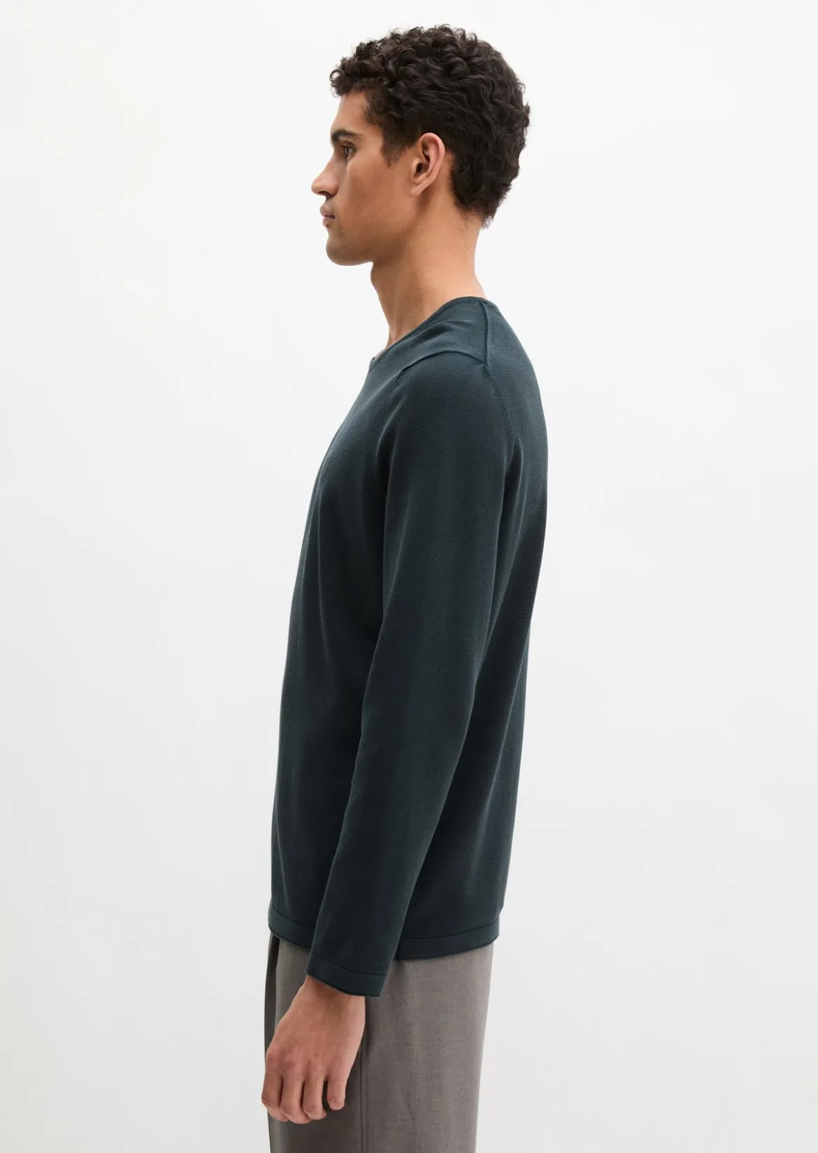 Feinstrick-Pullover regular aus zertifizierter Bio-Baumwolle