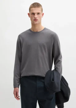 Feinstrick-Pullover regular aus zertifizierter Bio-Baumwolle