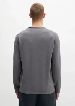 Feinstrick-Pullover regular aus zertifizierter Bio-Baumwolle
