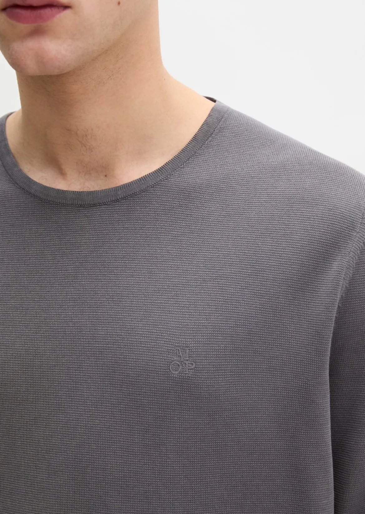 Feinstrick-Pullover regular aus zertifizierter Bio-Baumwolle